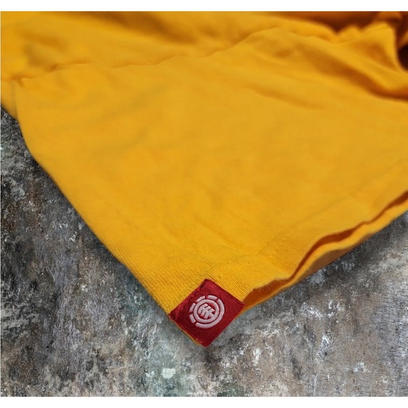 Vintage Element Skateboard Skater Streetwear Skate T-Shirt Size Men's XL Yellow - Picture 3 of 5